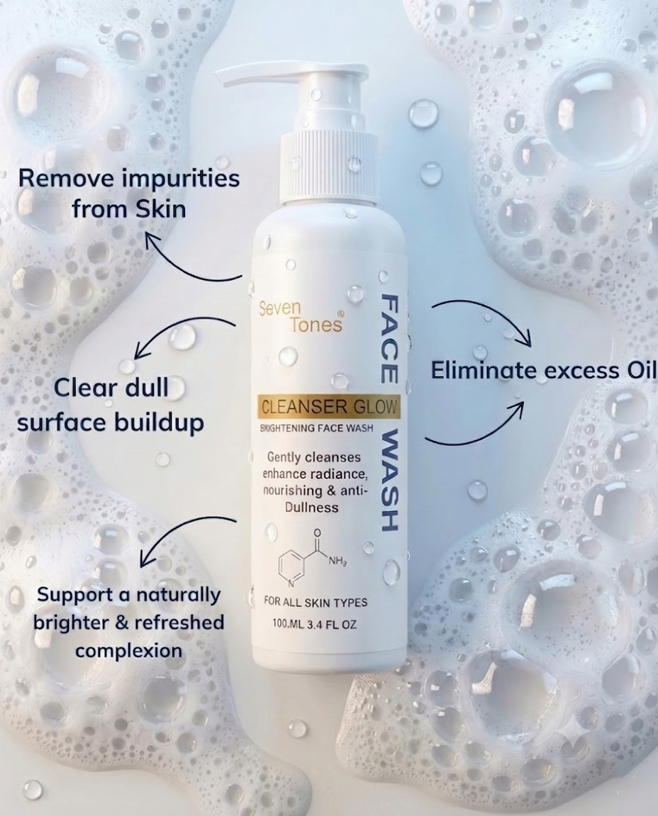 Cleanser Glow Brightening Face Wash Seven Tones
