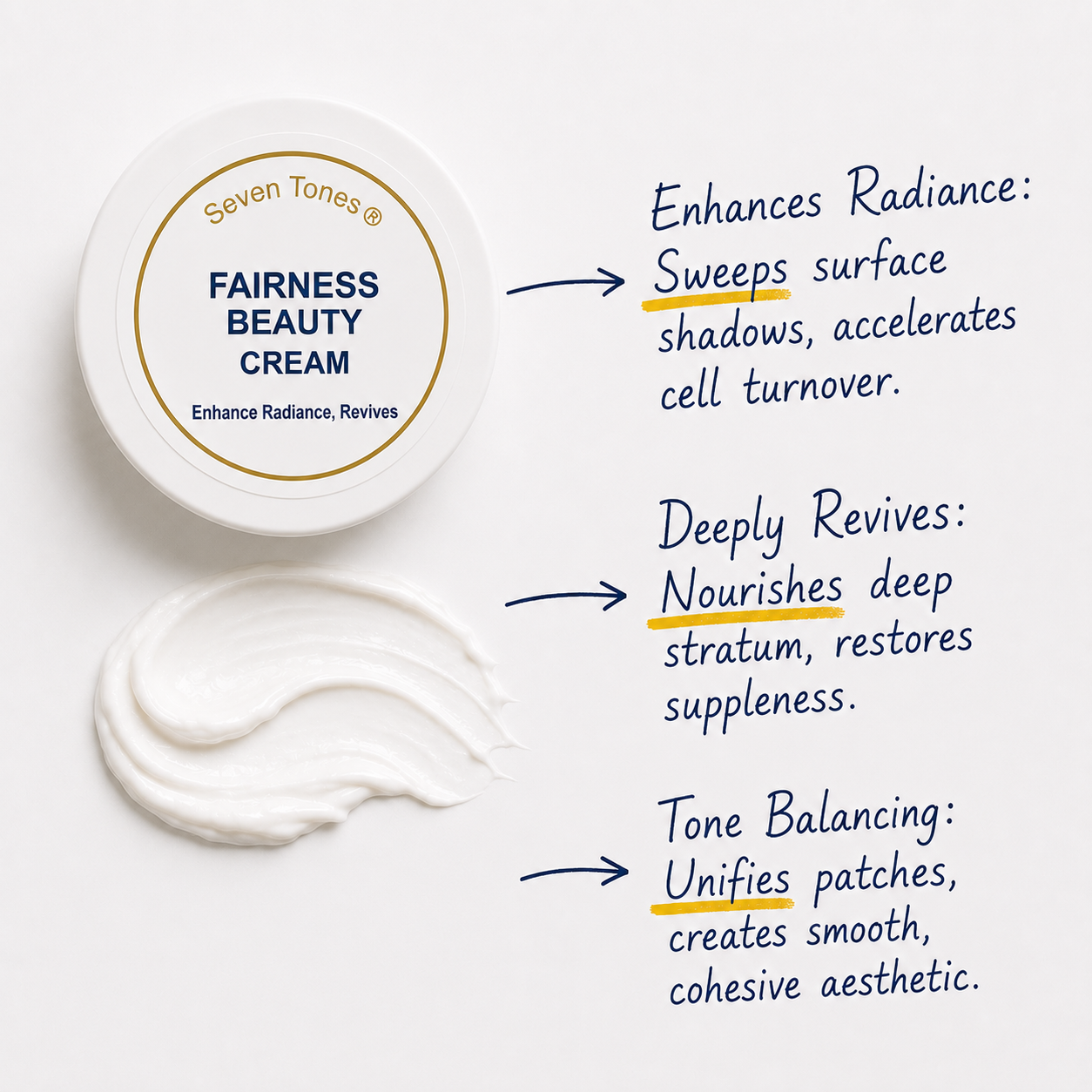 Radiance Reviving Tone Cream Seven Tones