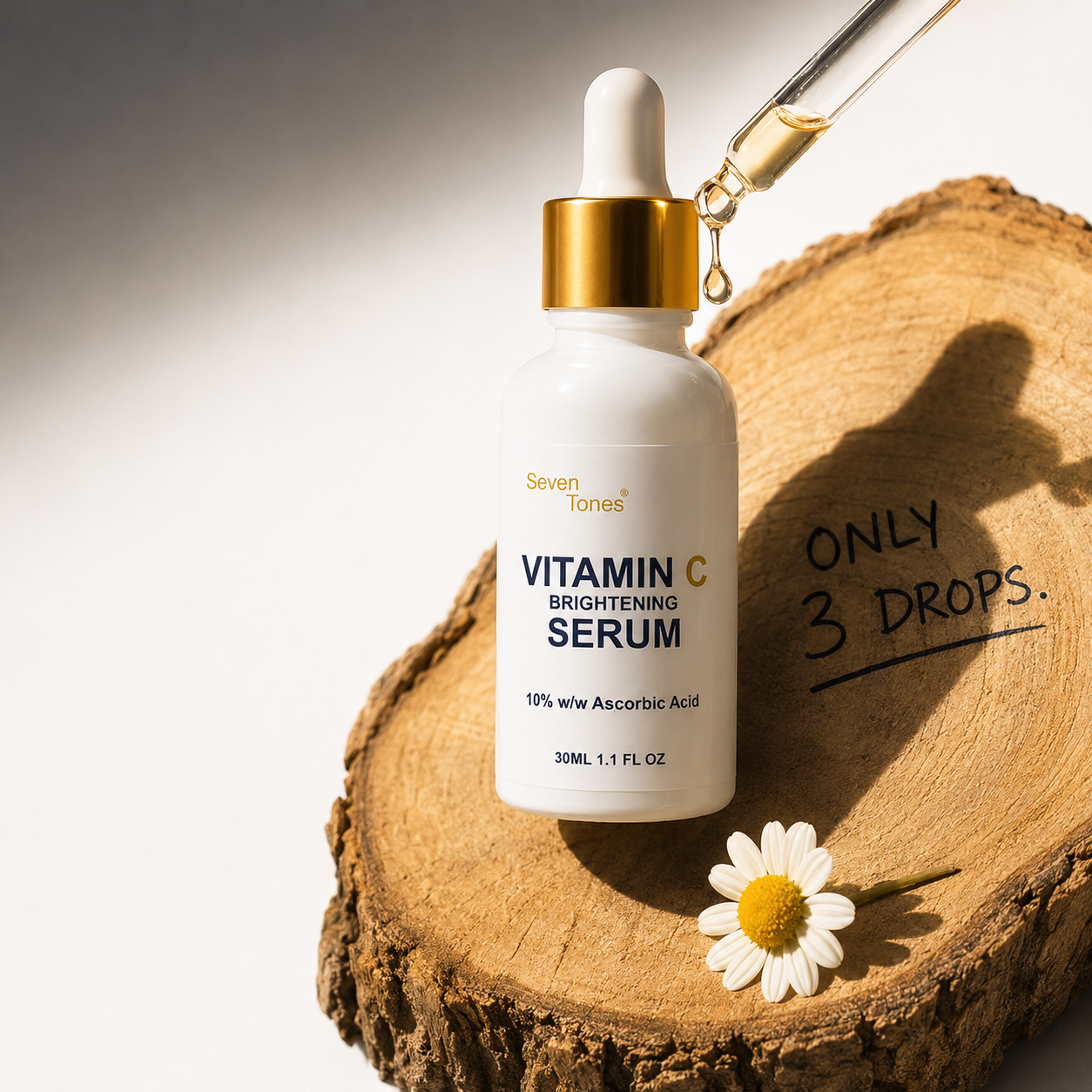 Vitamin C Serum (10% L-Ascorbic Acid) Seven Tones
